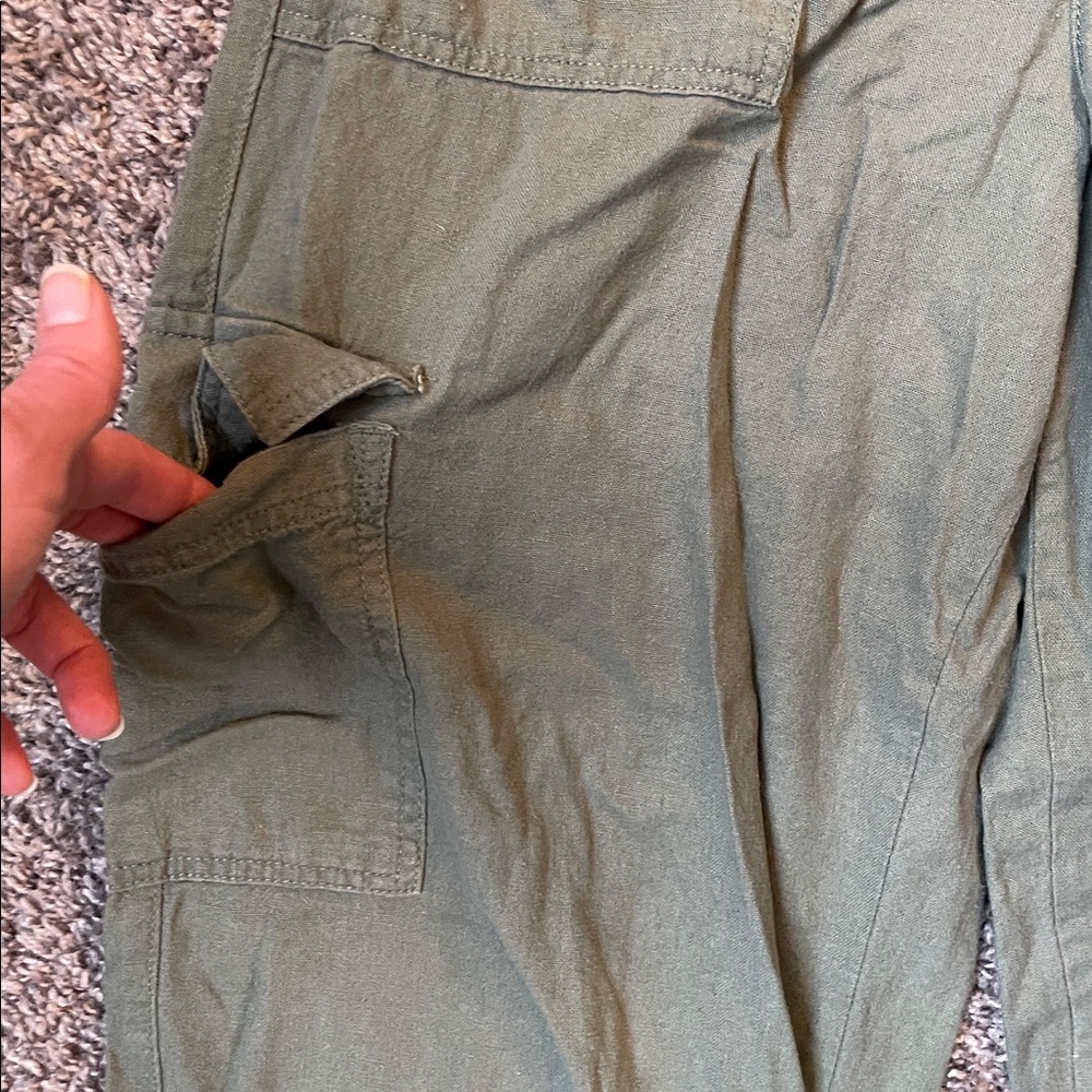GAP Olive Casual Trousers - Picture 5 of 5